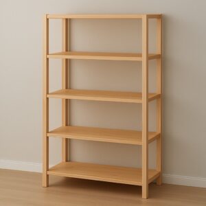 Tall Wooden Shelf